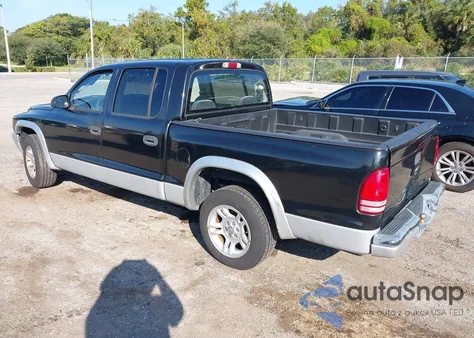 2002 Dodge Dakota Slt из США, поврежденный, VIN 1B7HL48X82S603451